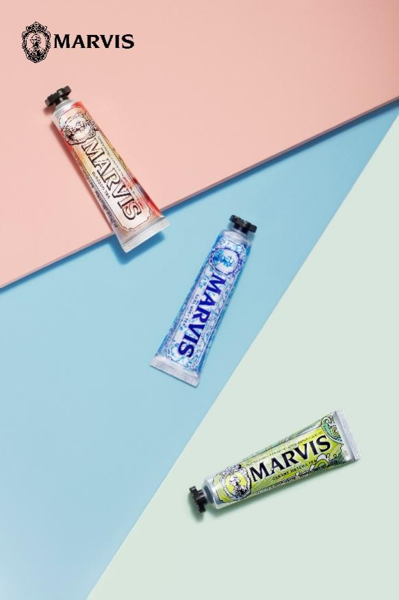 MARVIS新品下午茶系列牙膏，找到你的那杯茶”